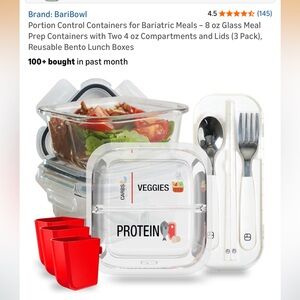 Beriatric Glass Lunch Box